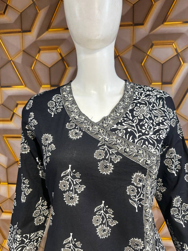 Black Indian Drees With Pant And Dupatta