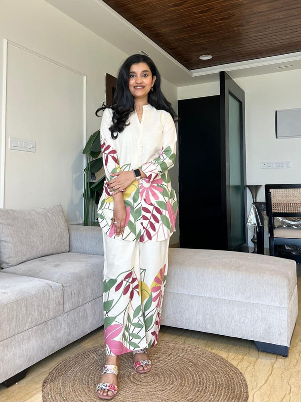 Cotton Flex Printed Co-ord Set